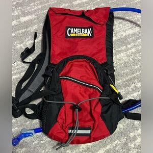 Camelbak Lobo Hydration Pack Red Hiking Backpack Outdoor Camping Adventure